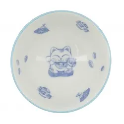 CUENCO MANEKI NEKO AZUL 11,2X6CM 300ML «TOKYO DESIGN» - Imagen 3