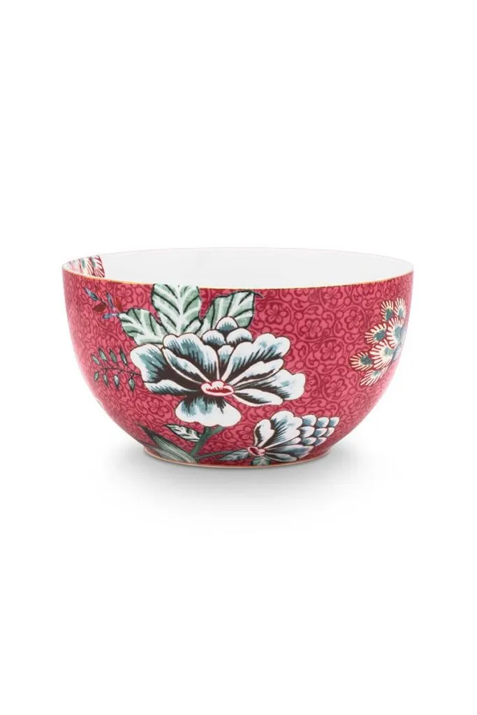 Bowl Flower Festival Rosa Oscuro 12 cm «PIP STUDIO» - Imagen 3