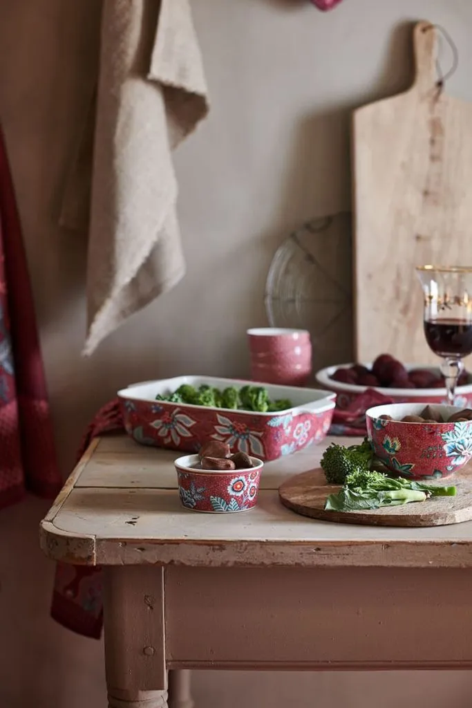 Bowl Flower Festival Rosa Oscuro 12 cm «PIP STUDIO» - Imagen 8