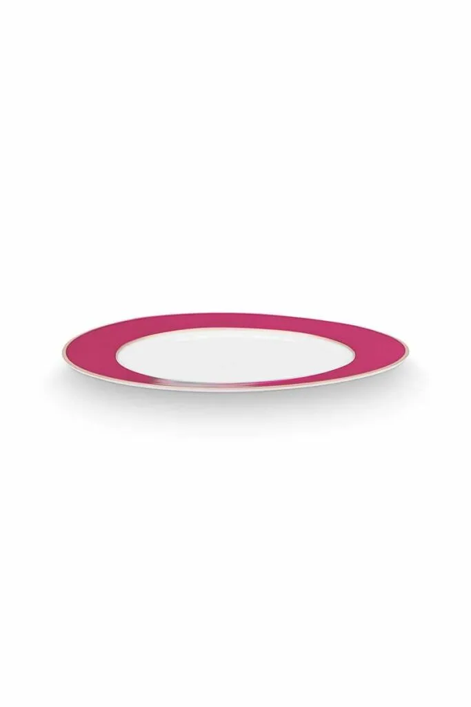 PLATO CHIQUE 17 CM. ORO-ROSA «PIP STUDIO» - Imagen 4