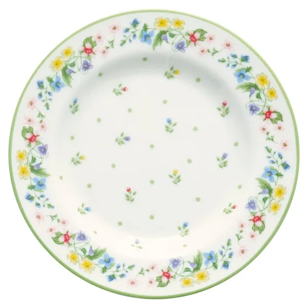 PLATO PEQUEÑO KAROLINA WHITE 15 CM. «GREENGATE»