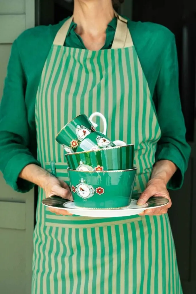 Cuenco Love Birds Verde 15cm «PIP STUDIO» - Imagen 3