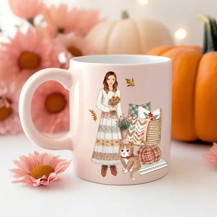 Taza de cerámica Cozy Cottage