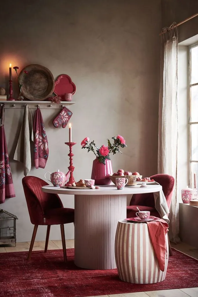 TETERA LARGE FLOWER FESTIVAL 1,6 L. ROSA OSCURO «PIP STUDIO» - Imagen 4