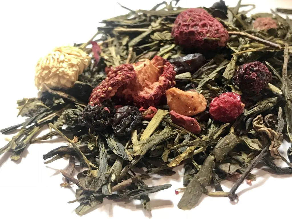 Té verde fruta del dragón