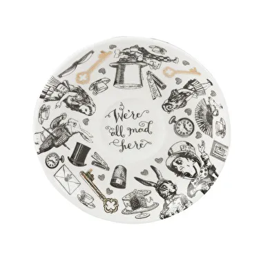 Taza y plato expreso 100 ml. Alicia «Victoria & Albert « - Imagen 4