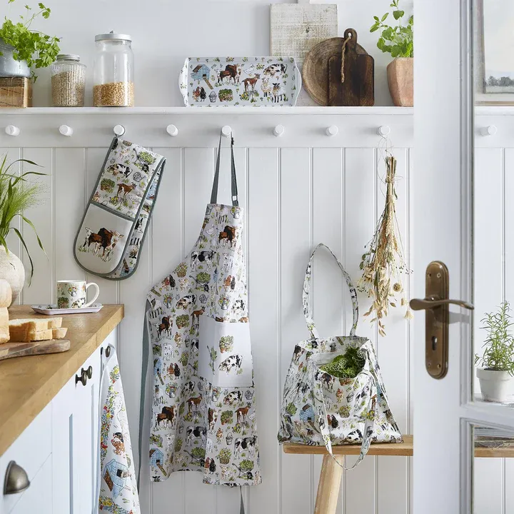 Delantal – Algodón Talla única Portman Farm «Ulster Weavers» - Imagen 3