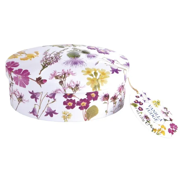 Lata caramelos Fudge flores silvestres 120 g. «Gardiners of Scotland»