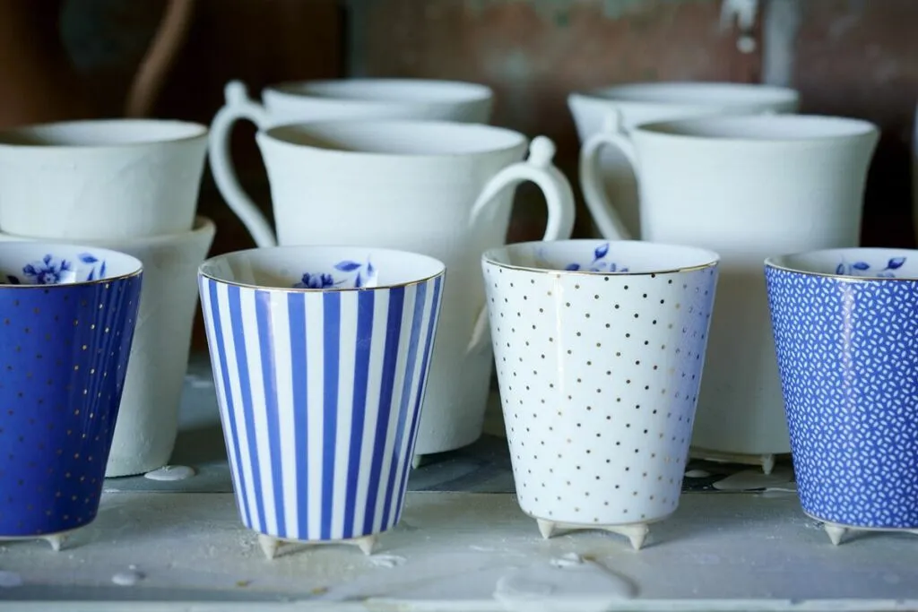 Taza Royal Stripes Pequeña Azul «Pip Studio» - Imagen 4