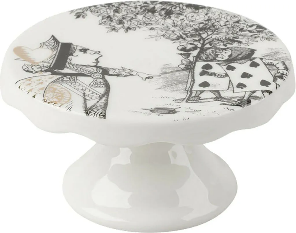 Juego de 2 mini pedestales para tartas de Alicia en el país de las maravillas «Victoria and Albert» - Imagen 4