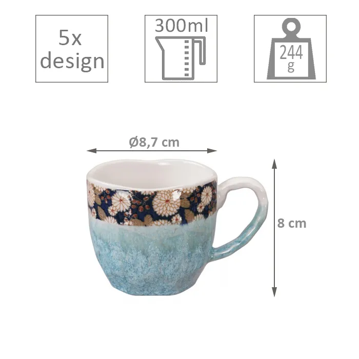 TAZA HECHA A MANO YELLOW 300 ML. «TOKYO DESING» - Imagen 2