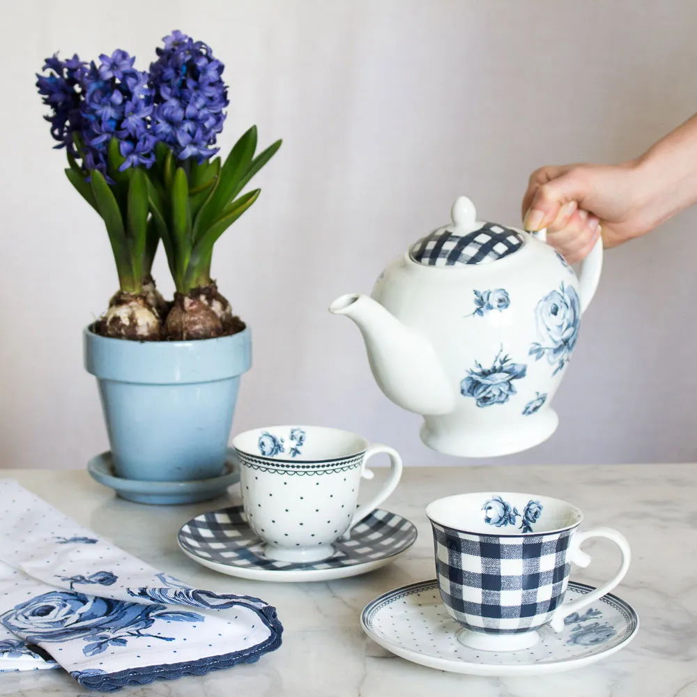 Tetera vintage índigo 1,2 l. «Katie Alice» - Imagen 2