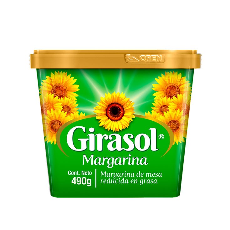 Tarrina Margarina Girasol 490Gr