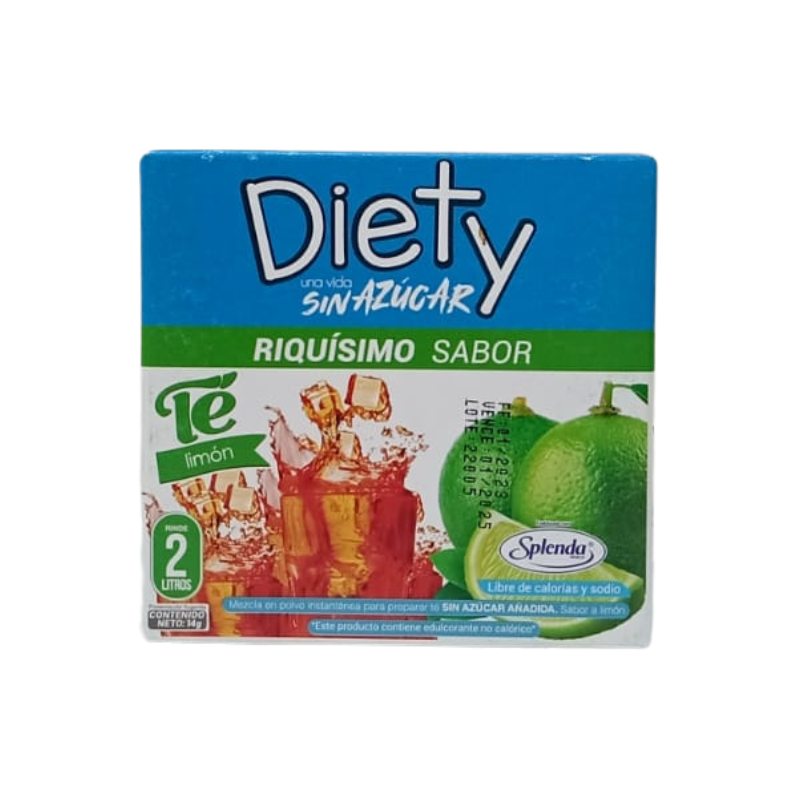 Té de Limón (Sin Azúcar) DIETY, 14g