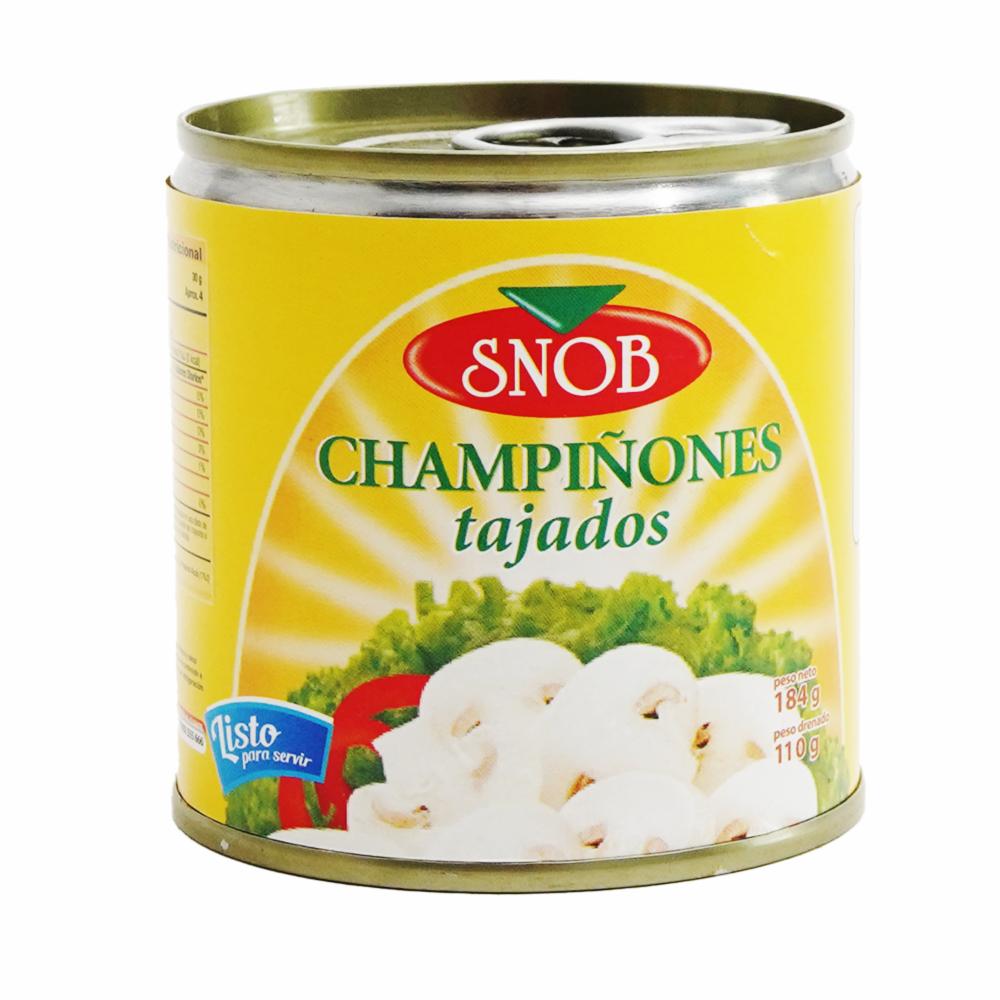 Champiñones Tajados SNOB, 184g