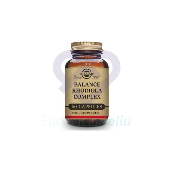 Rhodiola Balance Complex Solgar, 60 Cápsulas