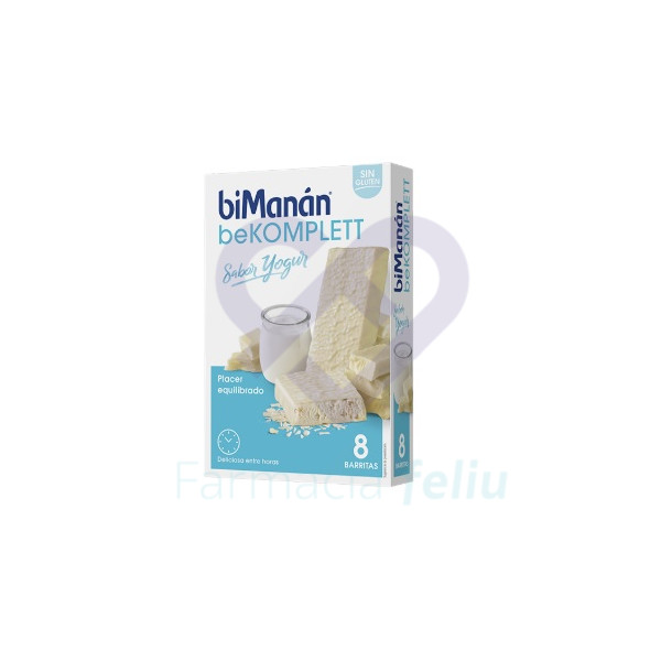 Bimanan Barritas Yogur, 8 Uds.