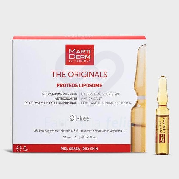 Martiderm Proteos Liposome, 10 Ampollas