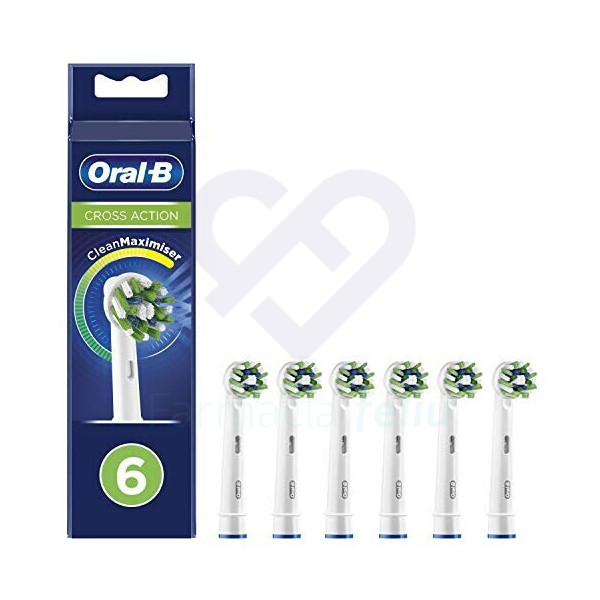 Oral B Recambio Cepillo Eléctrico Pro 750 CrossAction 6 Uds