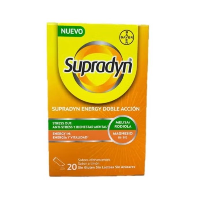 Supradyn Energía Doble Acción, 20 Sobres
