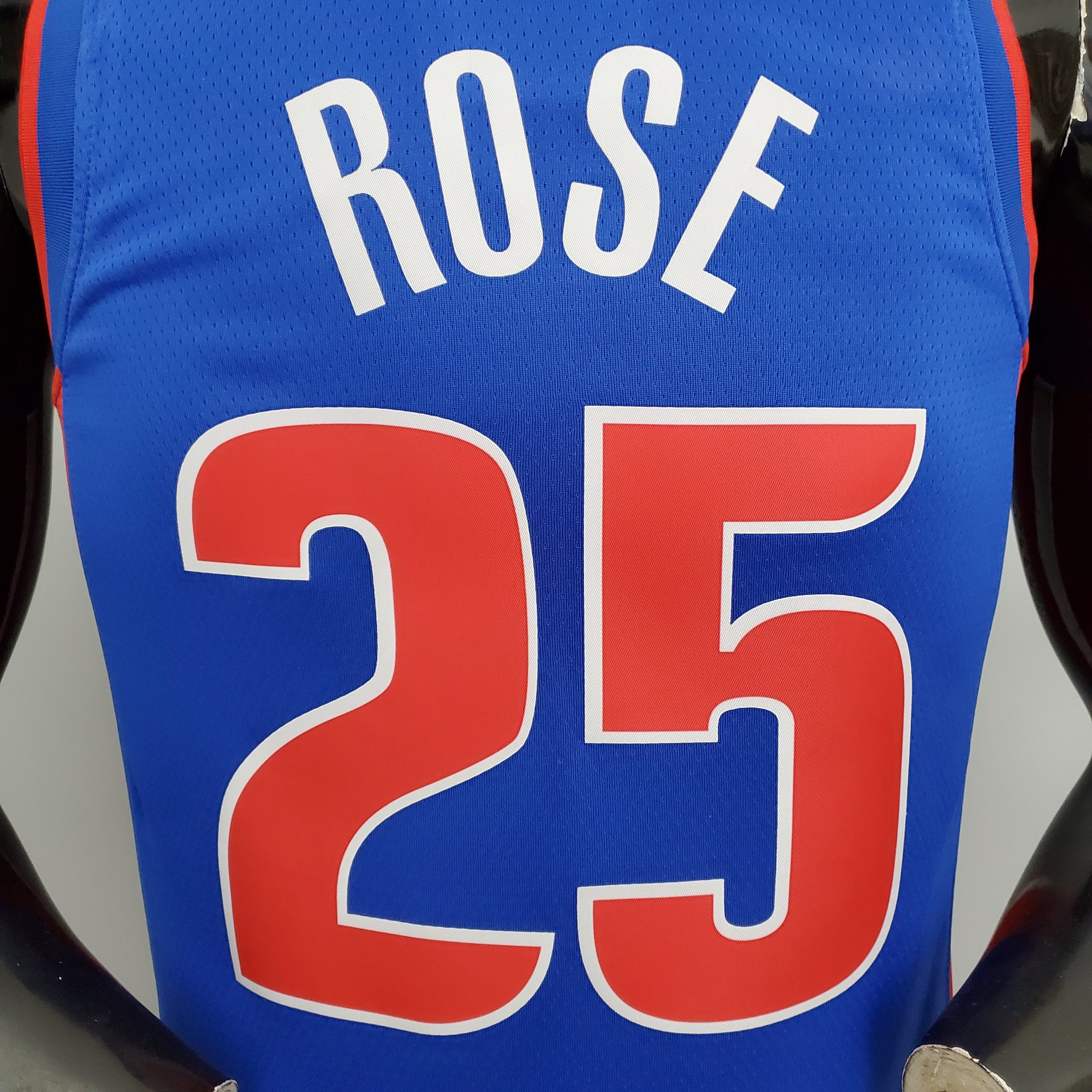 Camiseta Detroit Pistons Rose #25 Blue - Imagen 5