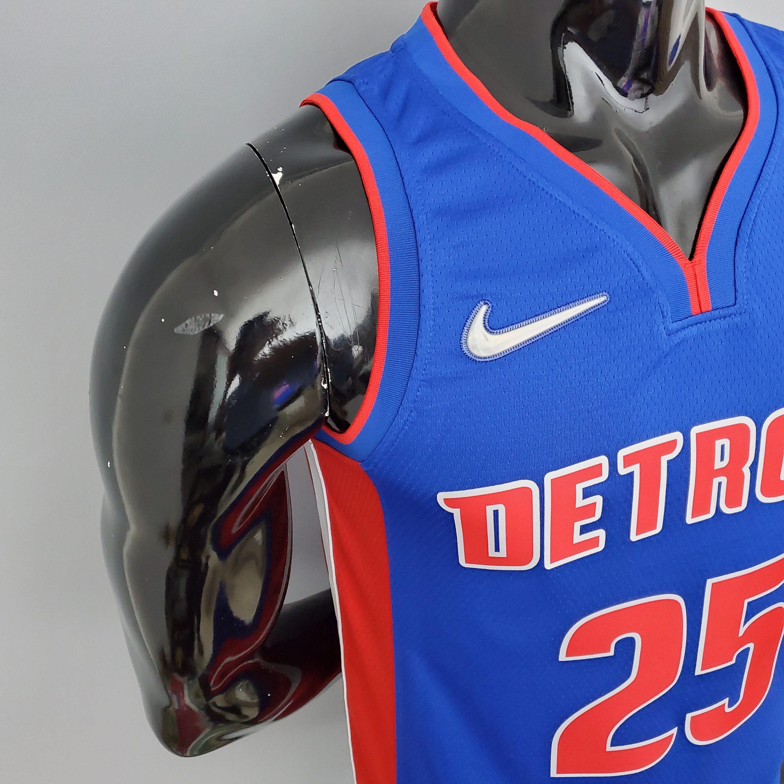Camiseta Detroit Pistons Rose #25 Blue - Imagen 3