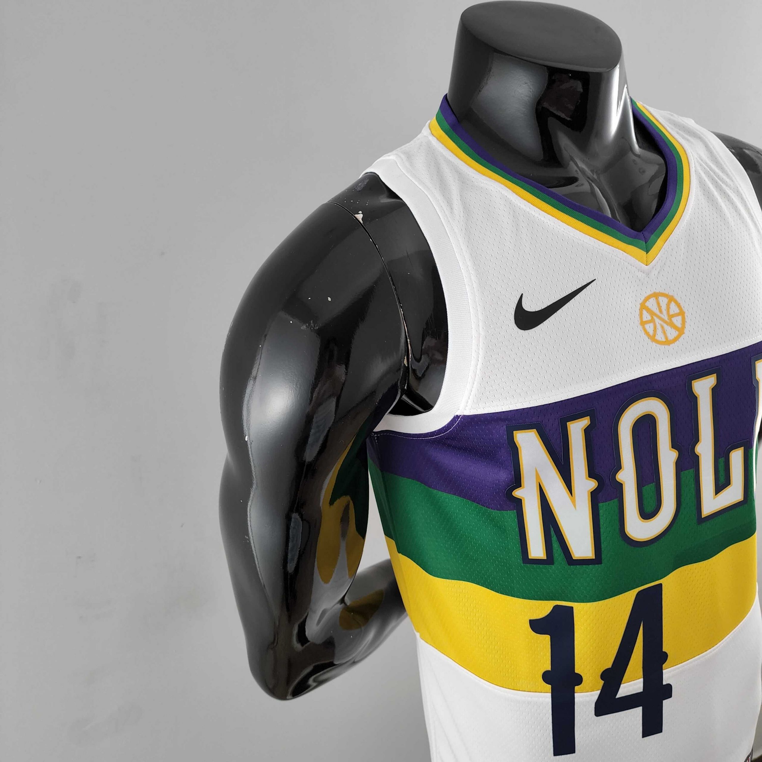 Camiseta New Orleans Pelicans Ingram #14 Urban Edition White - Imagen 5