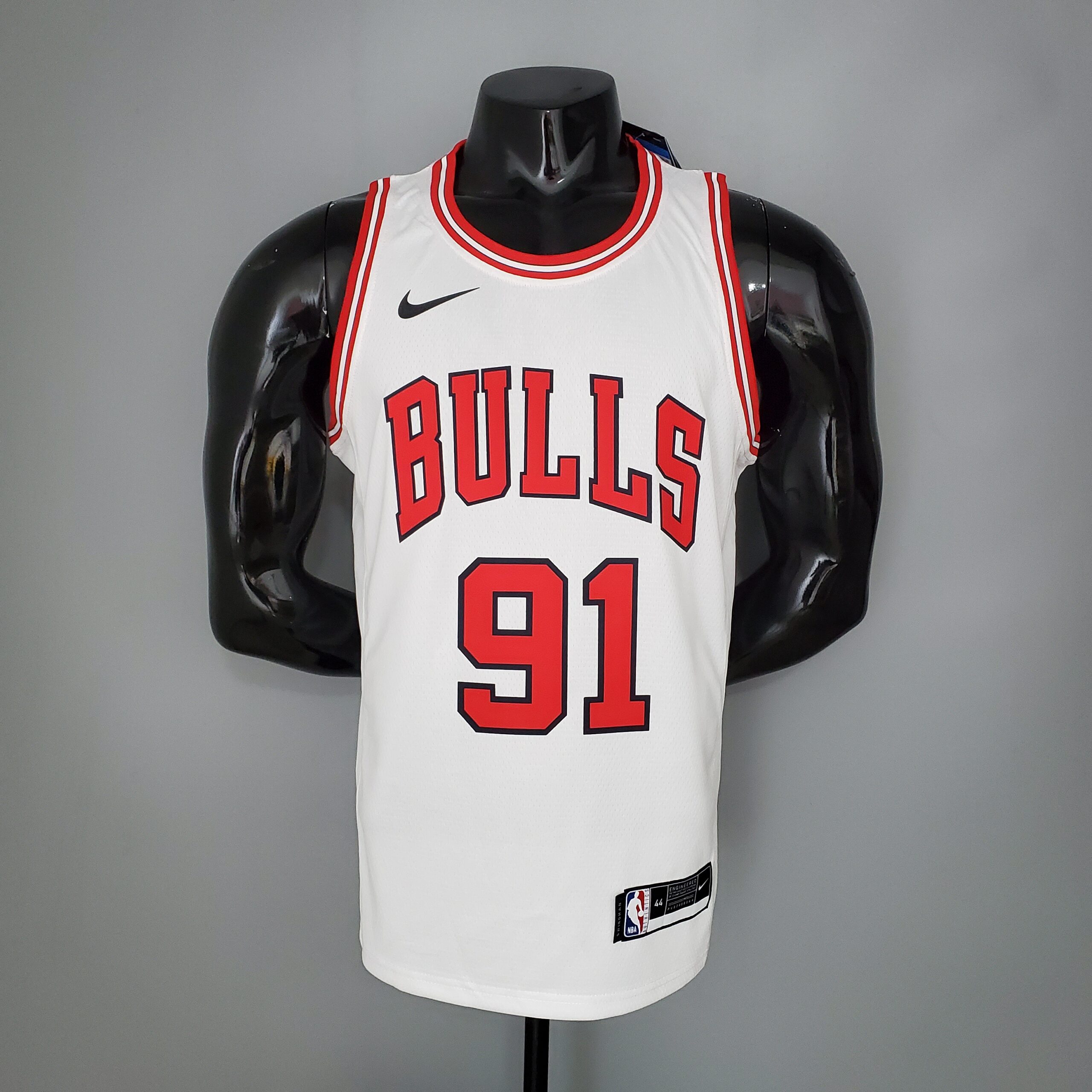 Camiseta Chicago Bulls Rodman #91 White