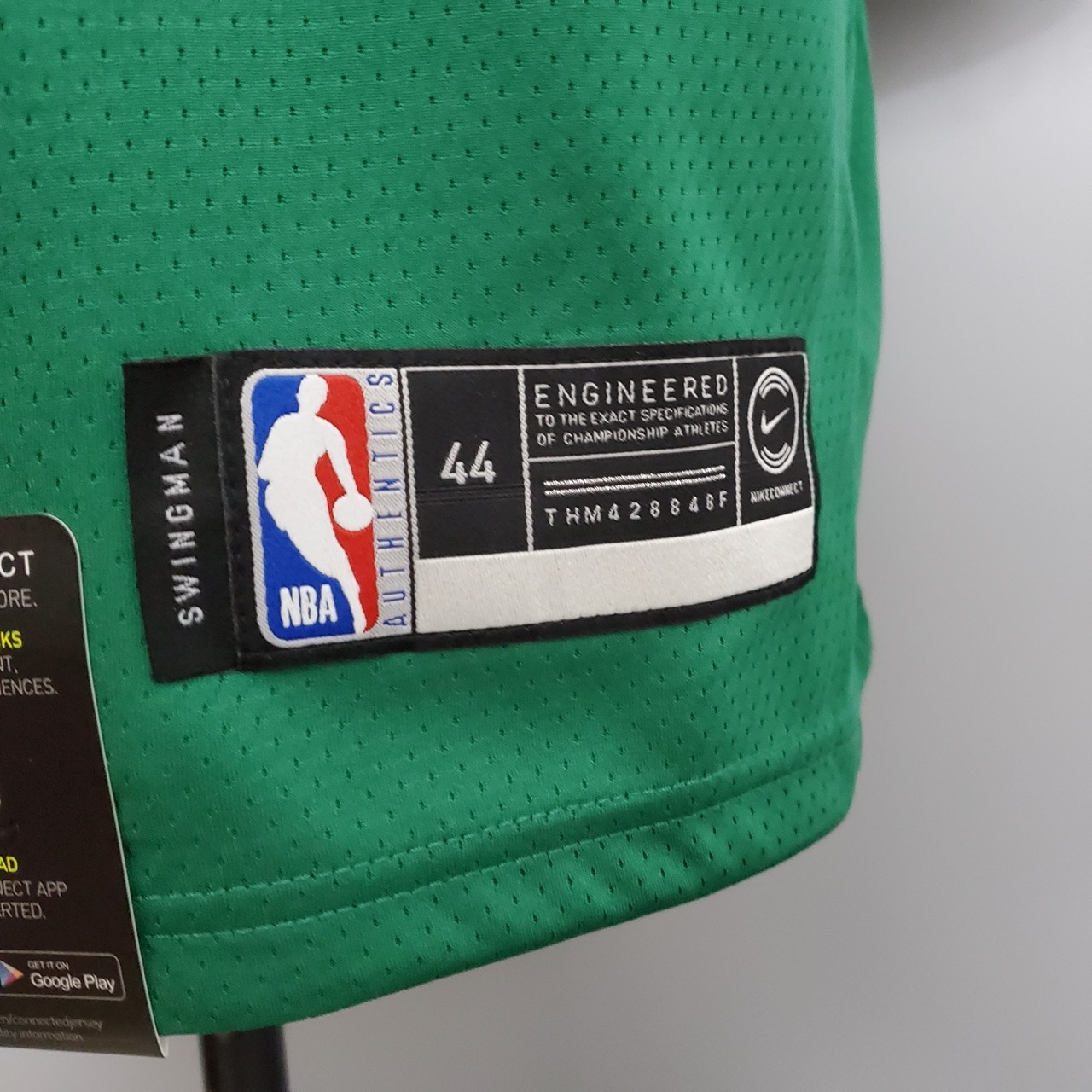Camiseta Boston Celtics Pierce #34 Connect Recognition Green - Imagen 6