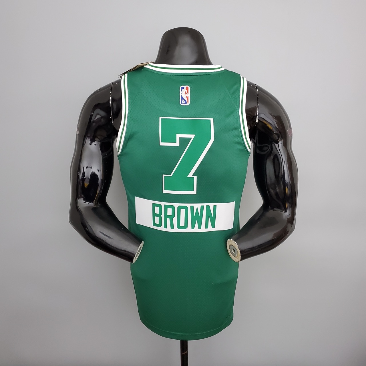 Camiseta Boston Celtics Brown #7 City Edition Dark Green - Imagen 8