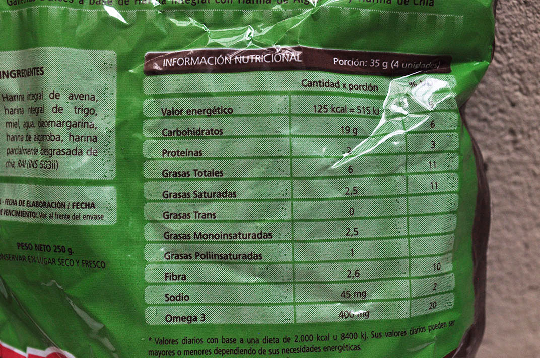 GALLETITAS DE ALGARROBA 250GR NUTRESAN - Imagen 3