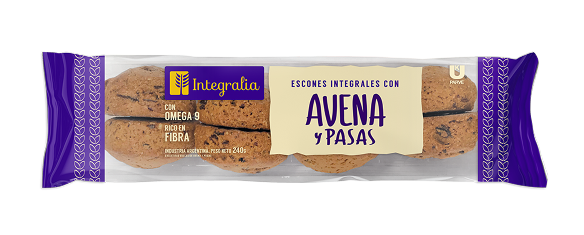 SCONES CON AVENA Y PASAS 240 GR. – INTEGRALIA
