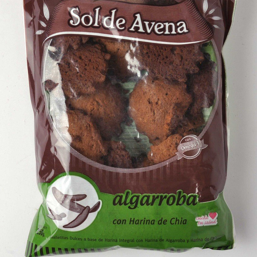 GALLETITAS DE ALGARROBA 250GR NUTRESAN - Imagen 2