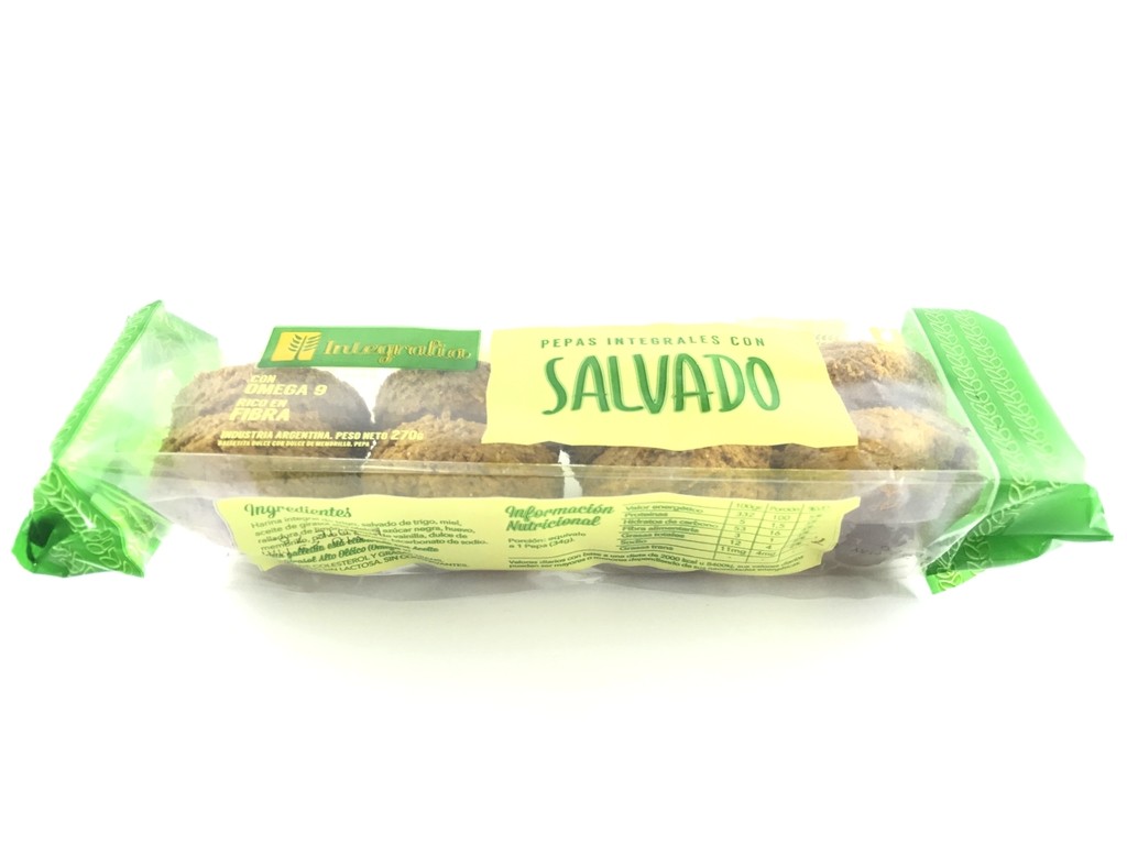 PEPAS CON SALVADO 240 GR – INTEGRALIA - Imagen 3
