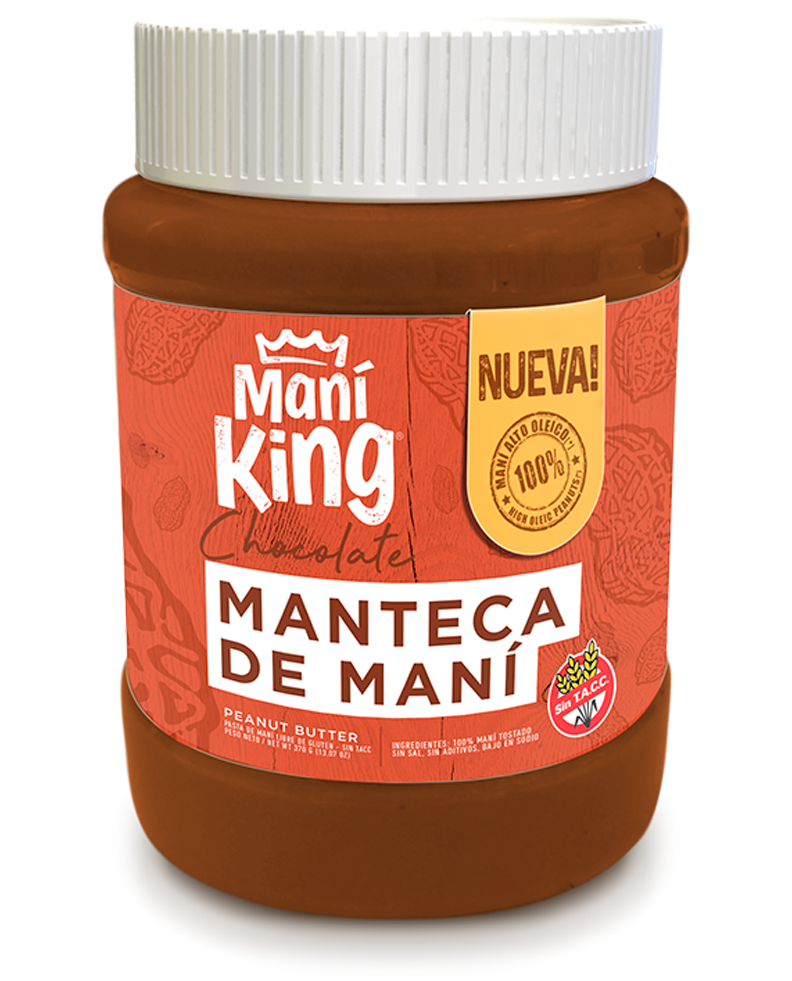 MANTECA DE MANÍ CHOCOLATE 350grs. – MANÍ KING