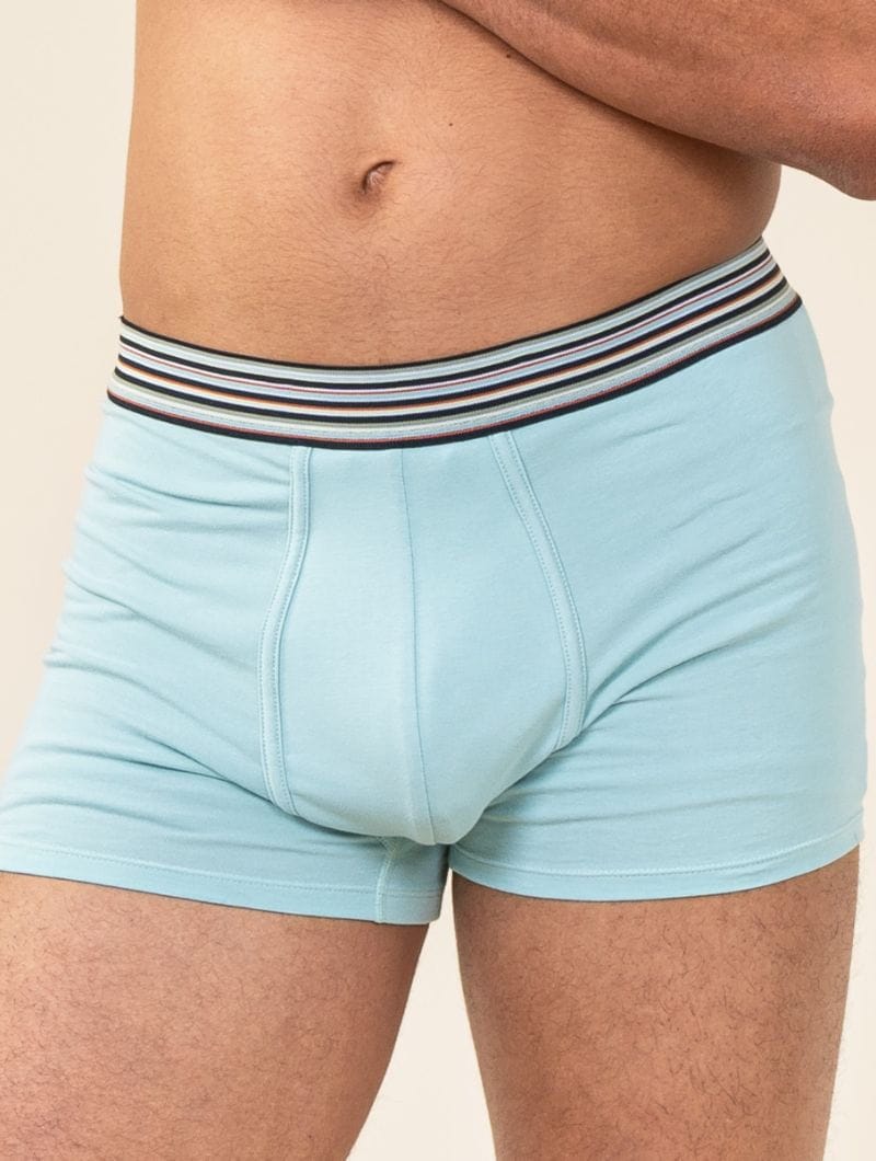 Pack 2 bóxer algodón orgánico azul y coral - Imagen 3