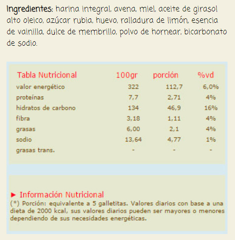 PEPAS CON SALVADO 240 GR – INTEGRALIA - Imagen 5