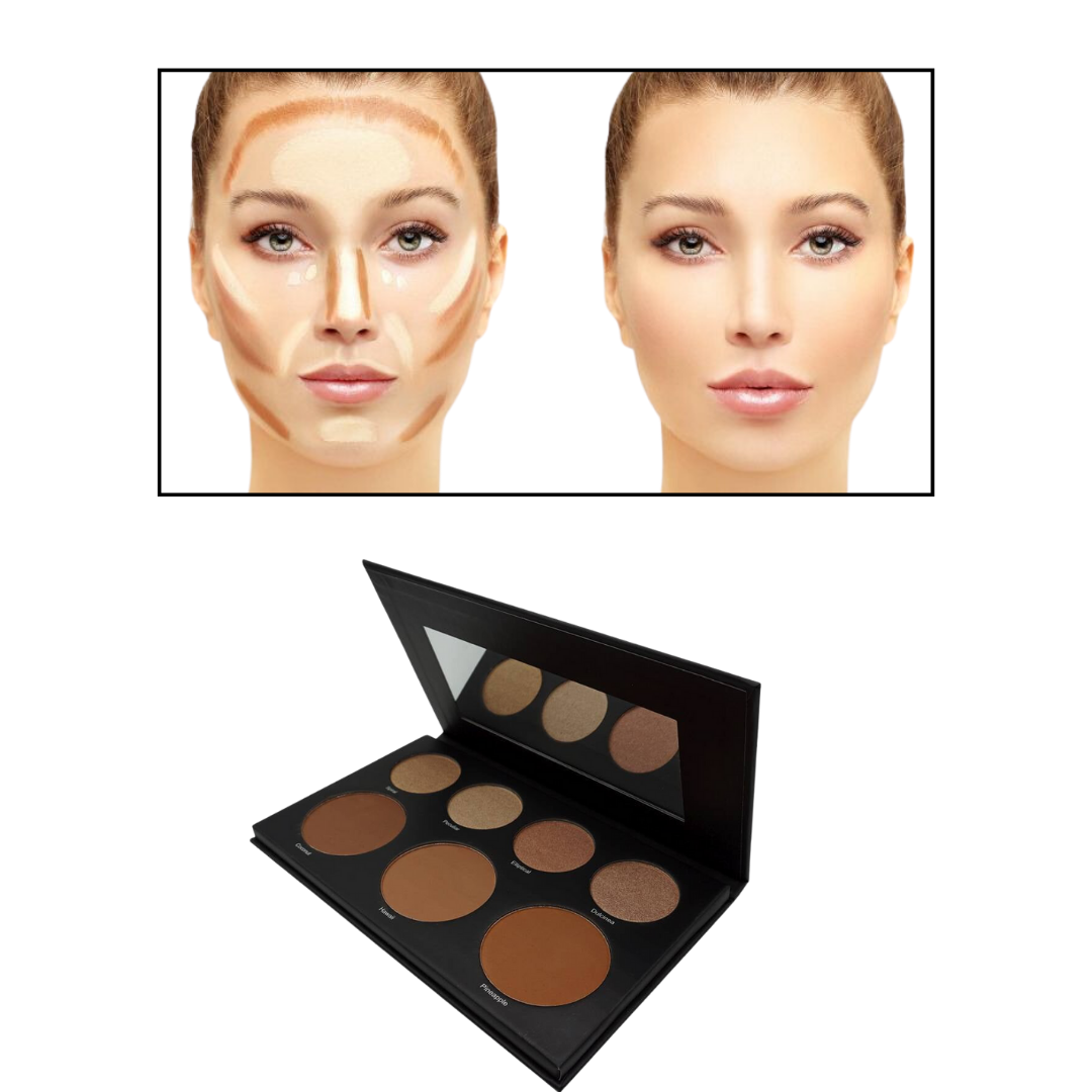 Paleta iluminador y contorno Glam Black Atenea - Imagen 3