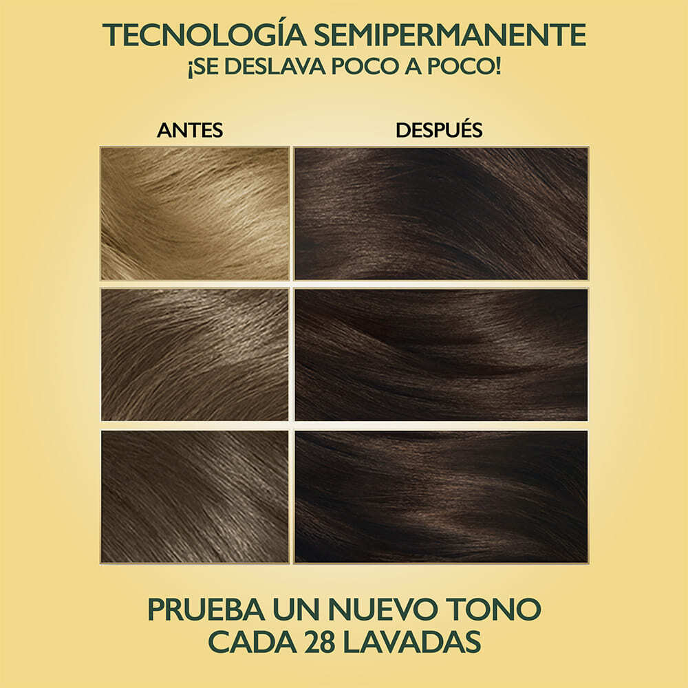 Tinte para Cabello SOFT COLOR Kit Castaño Mediano #40 - Imagen 4