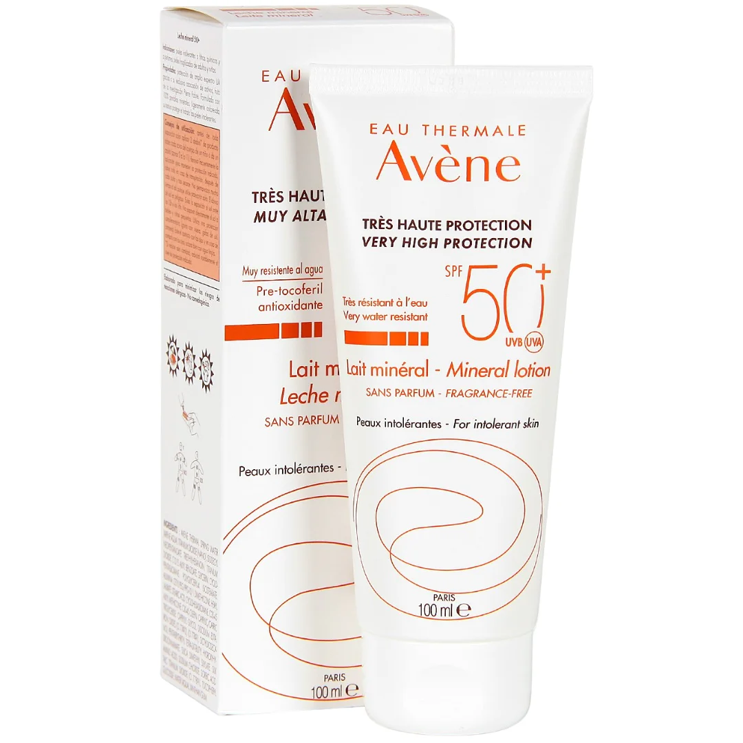 Avene Protector Solar Leche Mineral Fps 50+ 100 ml
