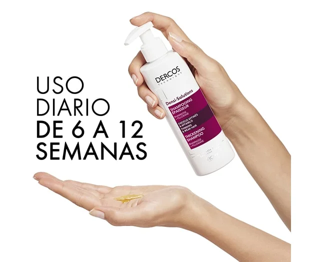 Vichy Dercos Shampoo Densificador Cabellos Finos y Debilitados - Imagen 2
