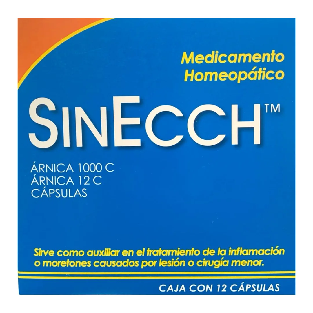 SinEcch Árnica 12 Cápsulas