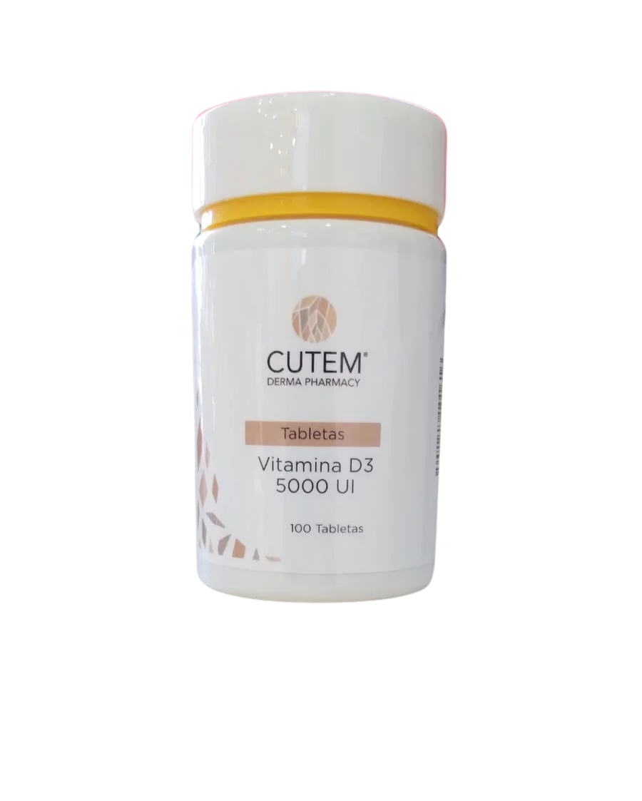 CUTEM VITAMINA D3 5000 UI 100 TABLETAS
