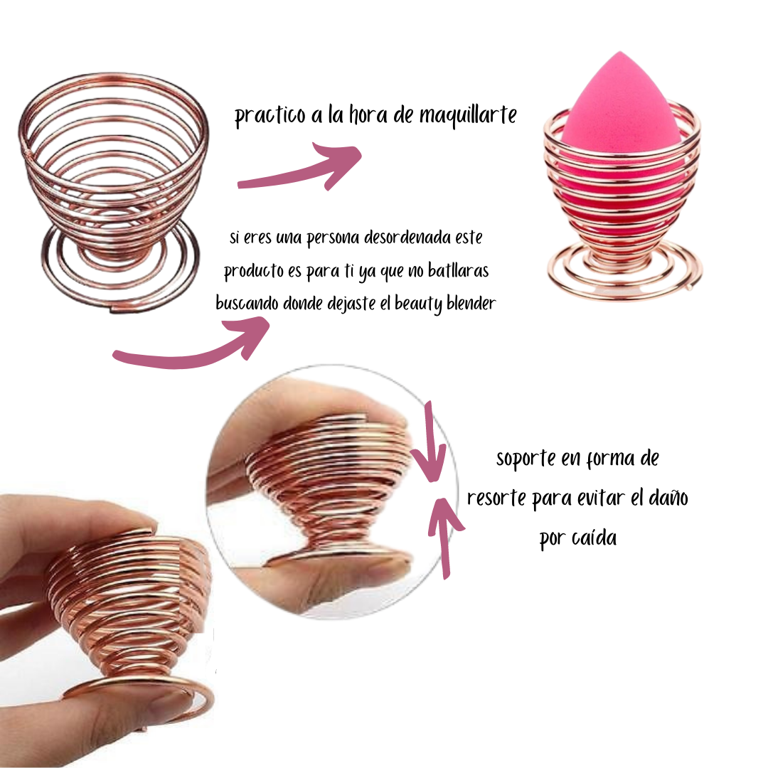 Beauty Blender con Soporte Inoxidable - Imagen 2