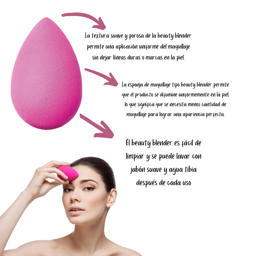 Beauty Blender con Soporte Inoxidable - Imagen 3