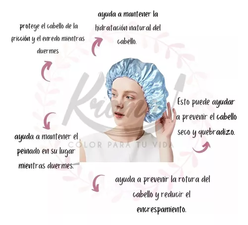 Gorro Para Dormir En Satin - Imagen 3