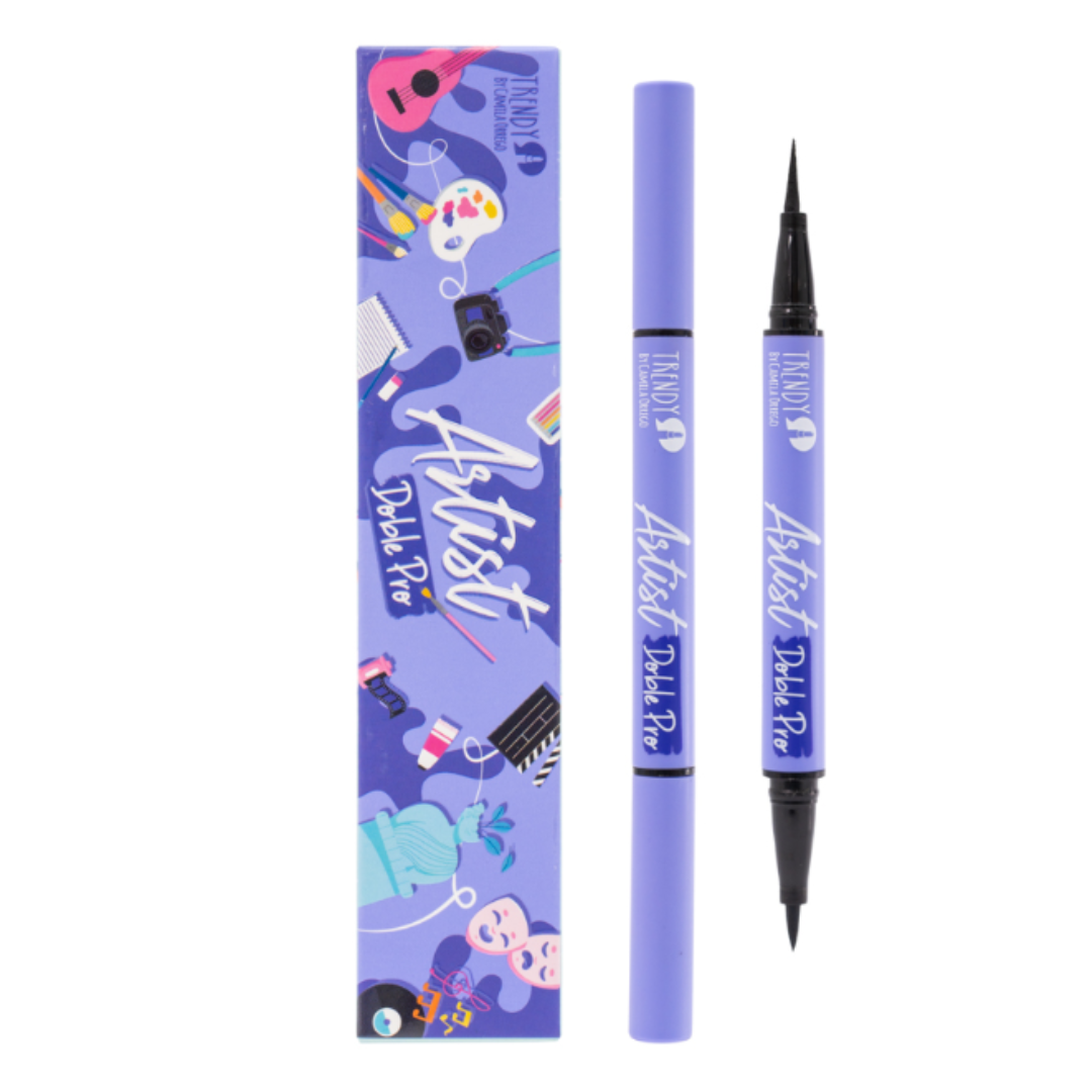 Delineador negro cafe artist trendy