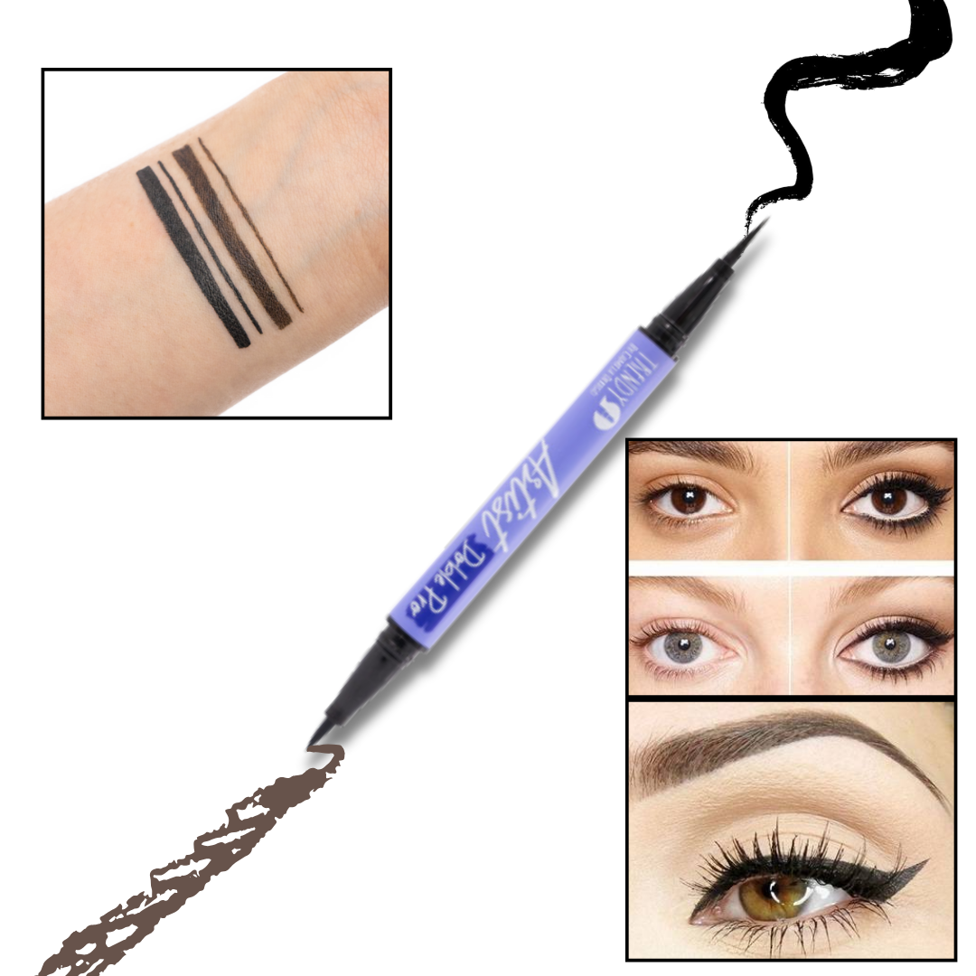 Delineador negro cafe artist trendy - Imagen 3