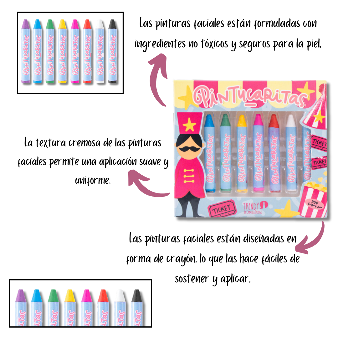 Pintucaritas Niños Disfraces Trendy - Imagen 3