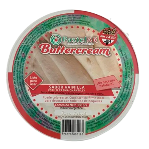 BUTTERCREAM CHANTILLY 360GR